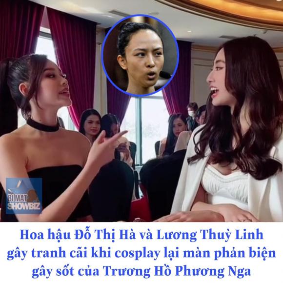 hoa hậu Đỗ Thị Hà, hoa hậu Hoàng Thùy Linh, sao Việt