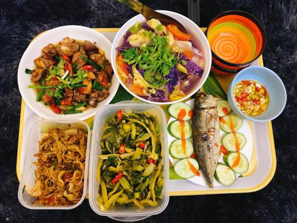 mâm cơm, mâm cơm ngon, món ngon 