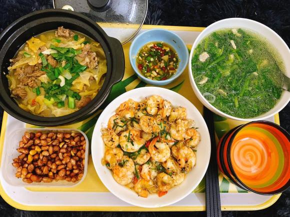 mâm cơm, mâm cơm ngon, món ngon 