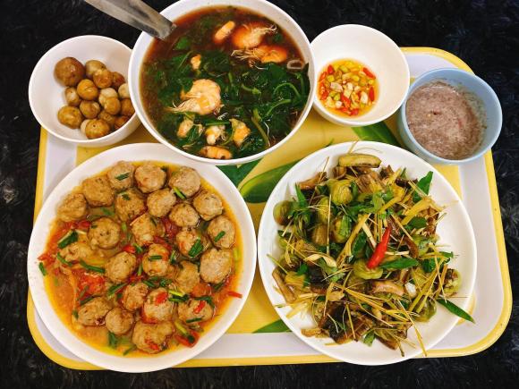 mâm cơm, mâm cơm ngon, món ngon 