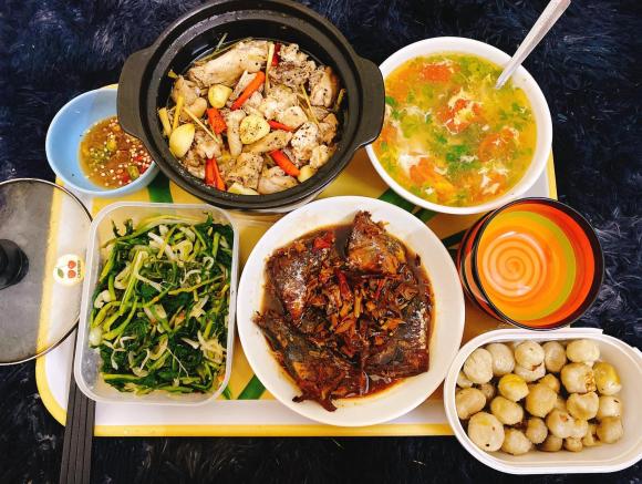 mâm cơm, mâm cơm ngon, món ngon 