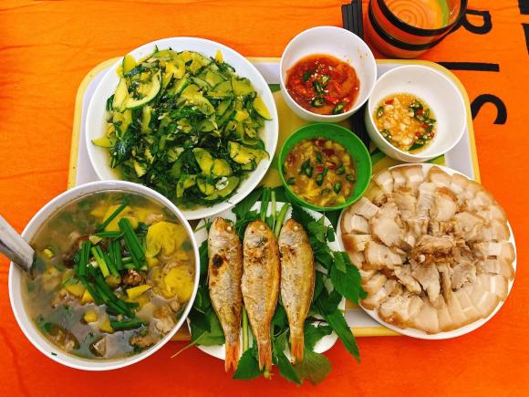 mâm cơm, mâm cơm ngon, món ngon 