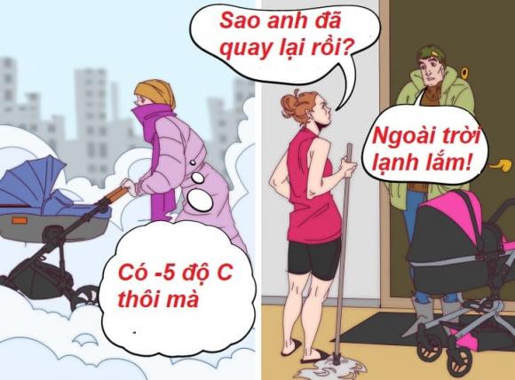 chùm ảnh, chăm sóc con nhỏ, cuộc sống, cuộc sống thay đổi sau khi sinh con,
