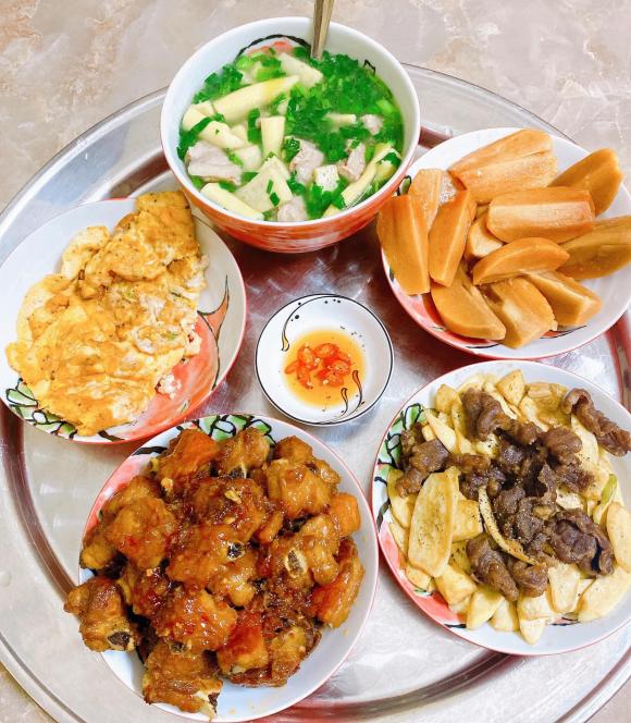 mâm cơm, mâm cơm nhà giàu, món ngon 