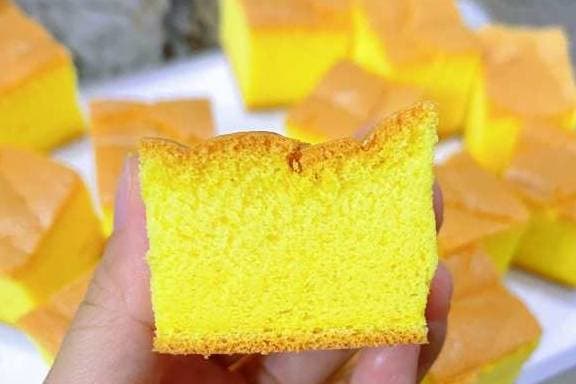 ẩm thực, món ngon mỗi ngày, bánh bông lan bí đỏ
