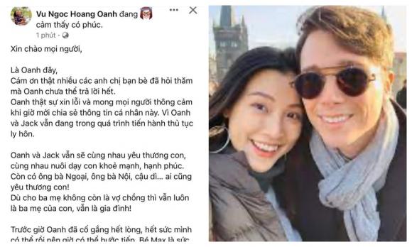 á hậu Hoàng Oanh, hôn nhân sao Việt, chuyện hôn nhân, sao Việt, sao Việt ly hôn