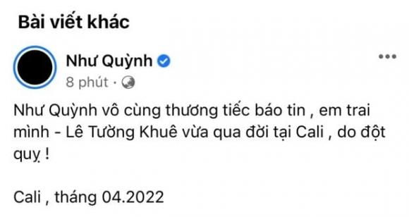 ca sĩ Như Quỳnh,sao Việt