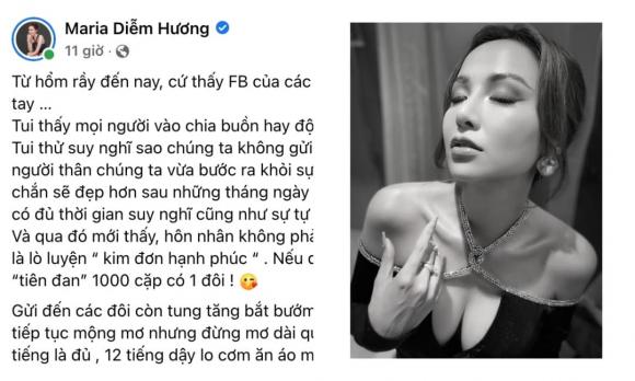 Diễm Hương, Diễm Hương ly hôn, chồng Diễm Hương, sao việt 