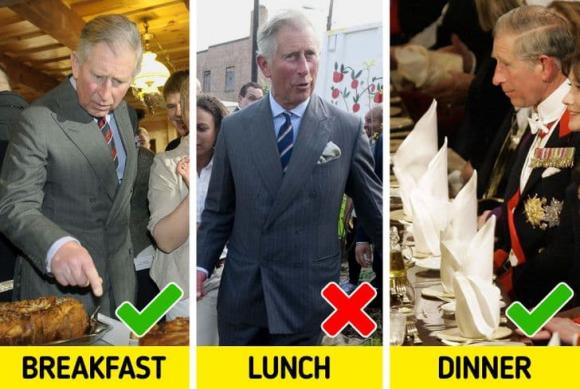 thói quen ăn uống, quy định ẩm thực, hoàng gia, ẩm thực hoàng gia, thành viên hoàng gia, quy tắc ăn uống hoàng gia