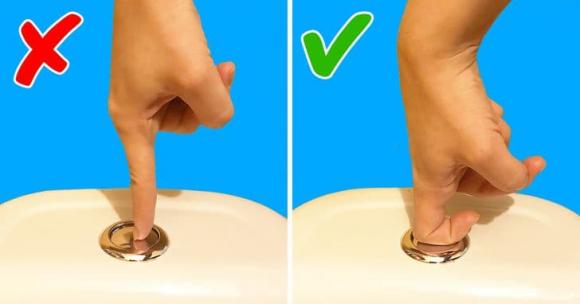 sai lầm trong nhà vệ sinh, sai lầm khi vệ sinh, kiến thức 