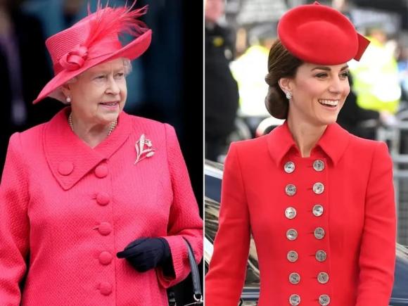 thời trang , thời trang sao, phong cách thời trang của Kate Middleton, phong cách thời trang, thời trang của nữ hoàng Anh Elizabeth II