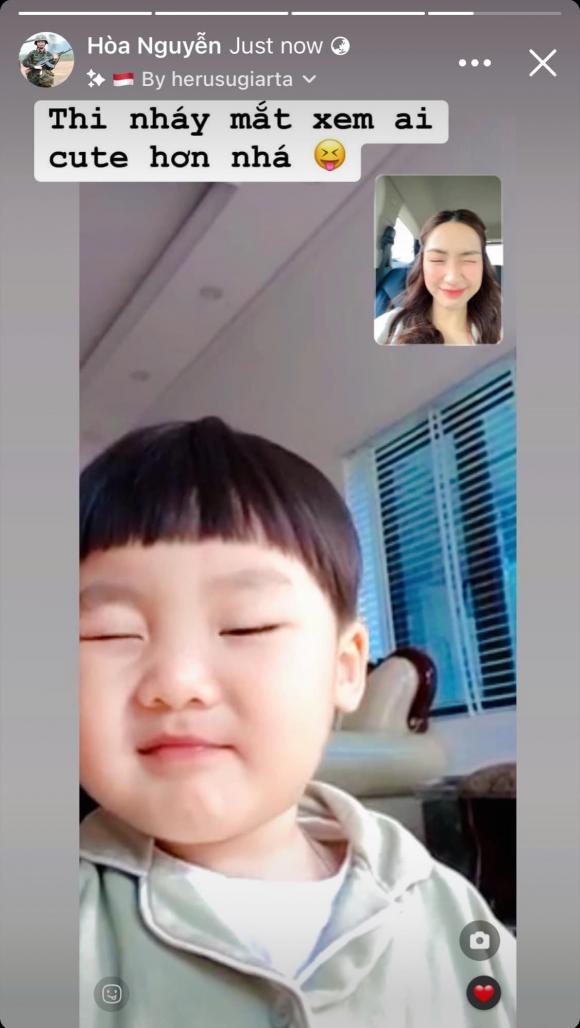 hòa minzy, con trai hòa minzy, sao việt, bé bo 