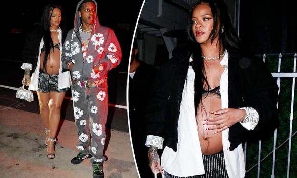  Rihanna , A$AP Rocky, sao âu mỹ, thời trang sao