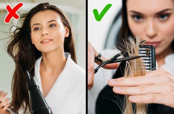tóc hư tổn, phục hồi tóc hư tổn, chăm sóc tóc 