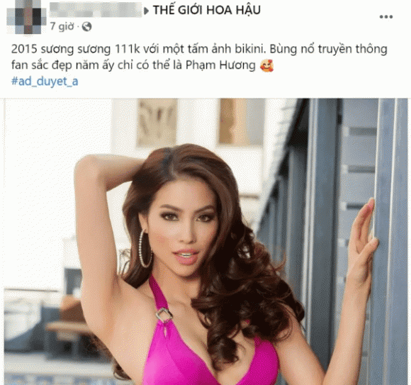 hoa hậu phạm hương, Miss Universe 2015, sao việt