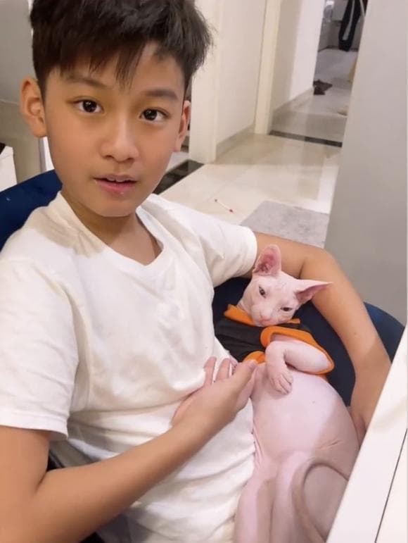 con trai lệ quyên, sao việt, ca sĩ lệ quyên 