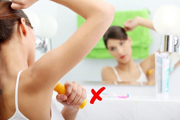 lăn khử mùi, công dụng lăn khử mùi, ngừng dùng lăn khử mùi, sức khỏe 