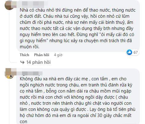 mẹ trẻ mất con, tai nạn của trẻ nhỏ, chăm con 