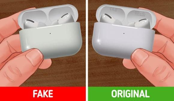 airpods, tai nghe không dây, phân biệt airpods giả và chính hãng,tai nghe chính hãng