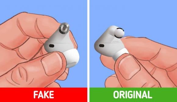 airpods, tai nghe không dây, phân biệt airpods giả và chính hãng,tai nghe chính hãng