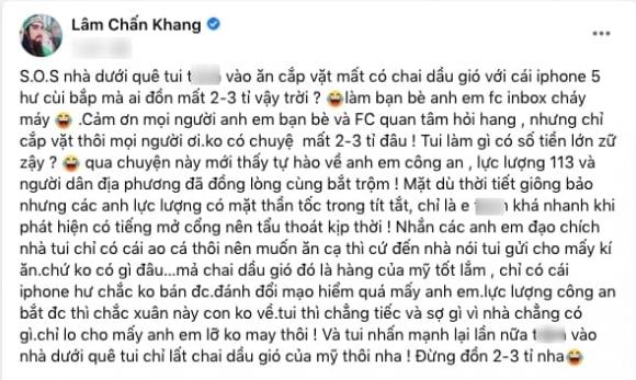 ca si lam chan khang,sao Việt