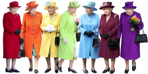 thời trang, thời trang Hoàng gia, thời trang nữ hoàng Anh, Nữ hoàng Anh mặc trang phục rực rỡ, Nữ hoàng Anh mặc trang phục sáng màu