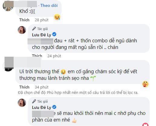Lưu Đê Ly, Lưu Đê Ly bị bỏng, sao việt 