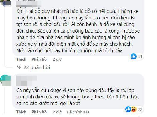 đỗ xe, đỗ xe sai, đỗ xe bị tạt sơn, giới trẻ 