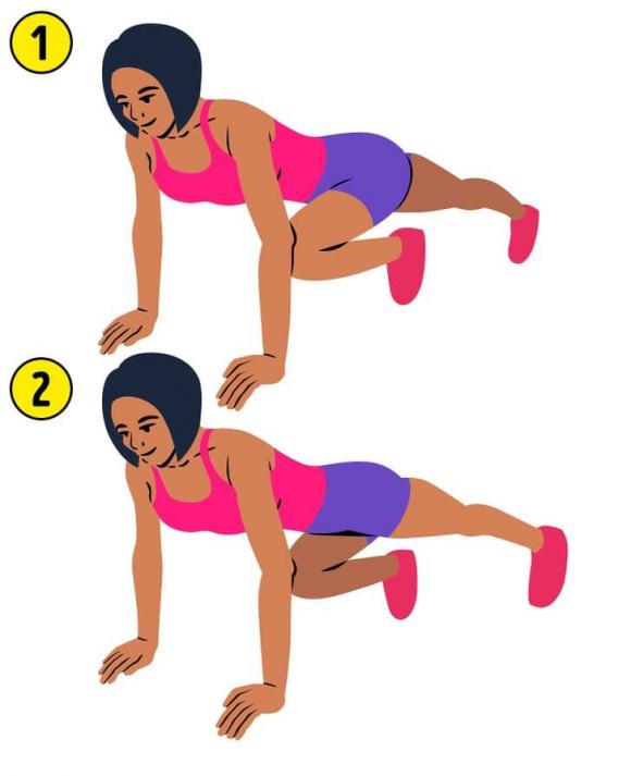 bài tập giảm mỡ, bài tập giảm mỡ bụng, cách giúp eo săn chắc 