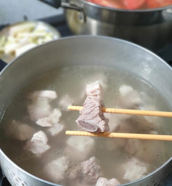 ninh sườn, cách ninh sườn, ninh sườn mau nhừ, món ngon 