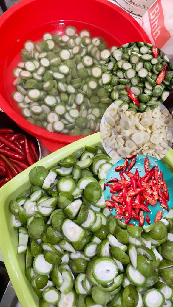 sấu ngâm mắm, cách làm sấu ngâm mắm, món ngon 