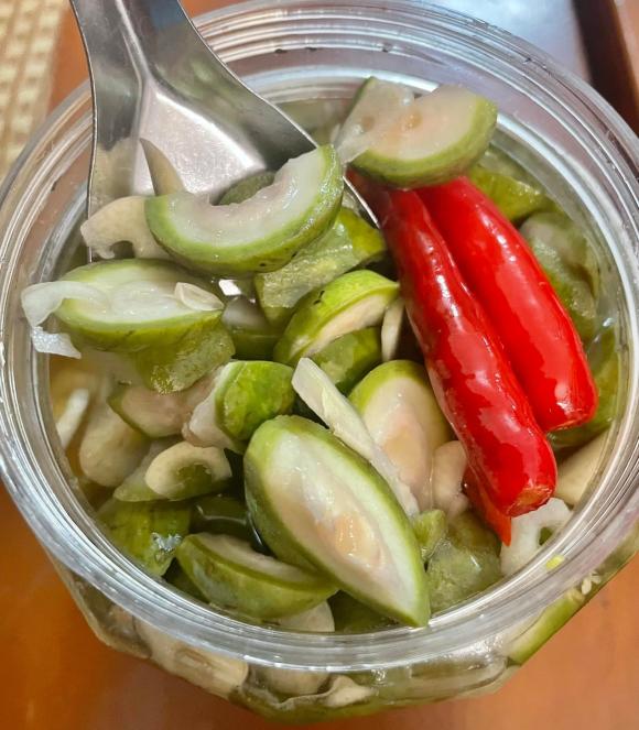 sấu ngâm mắm, cách làm sấu ngâm mắm, món ngon 