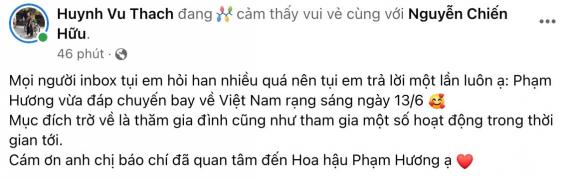 hoa hậu Hoàn vũ Việt Nam 2015, hoa hậu Phạm Hương, sao Việt