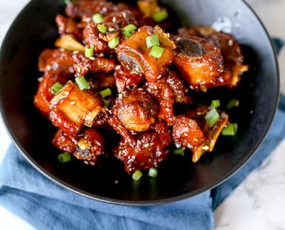 sườn heo kho, cách làm sườn heo kho, món ngon 