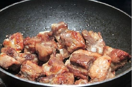 sườn heo kho, cách làm sườn heo kho, món ngon 