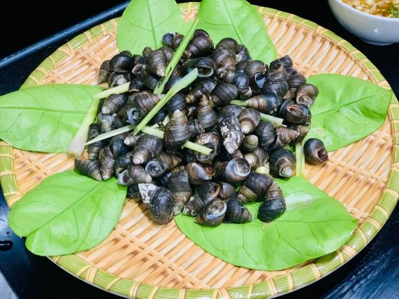 ốc luộc, cách luộc ốc ngon, món ngon 