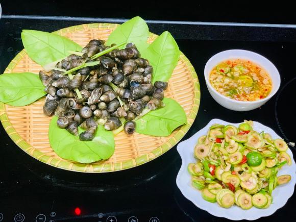 ốc luộc, cách luộc ốc ngon, món ngon 