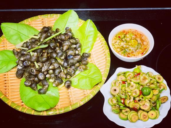 ốc luộc, cách luộc ốc ngon, món ngon 
