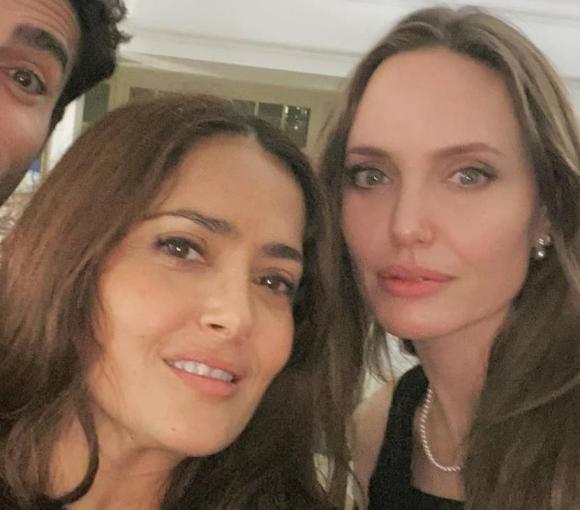 angelina jolie, Salma Hayek, sao hollywood 