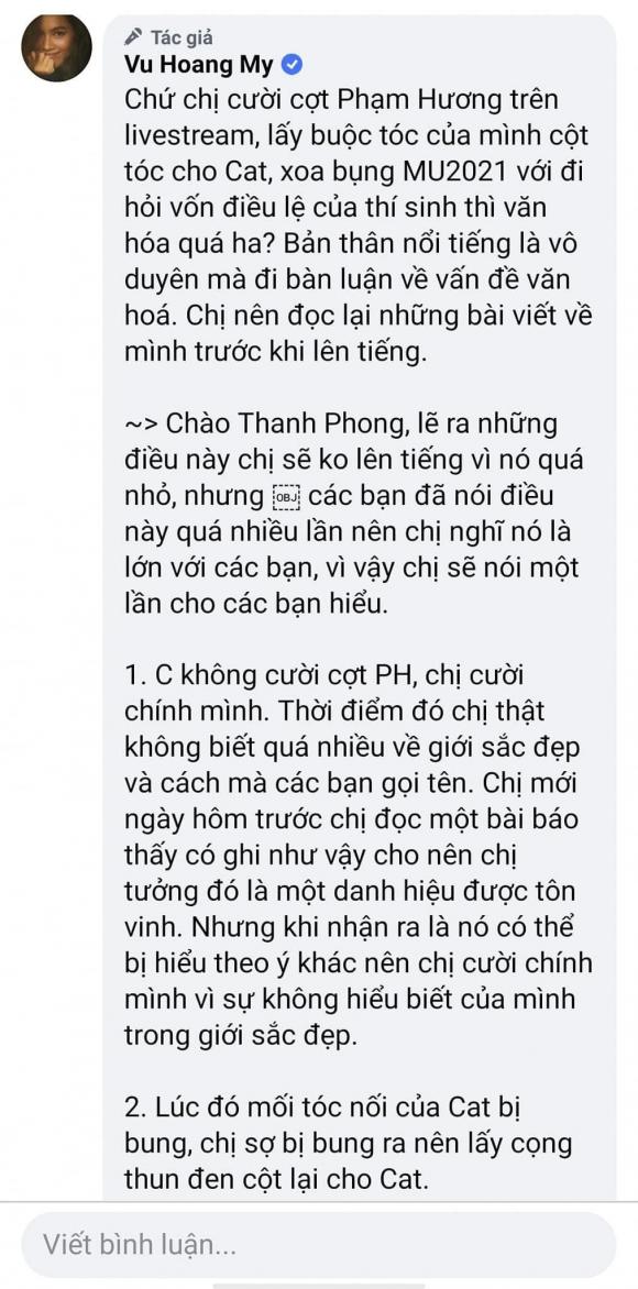 hoa hậu Phạm Hương, á hậu Hoàng My, sao Việt