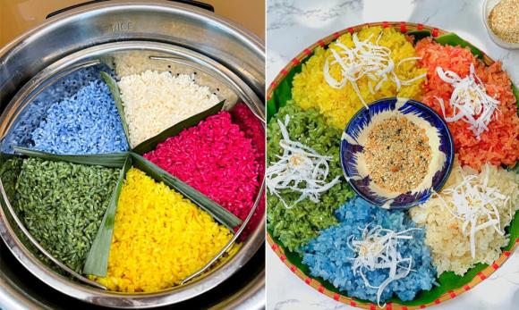 xôi lá nếp hạt sen cốt dừa , công thức xôi lá nếp hạt sen cốt dừa , món xôi