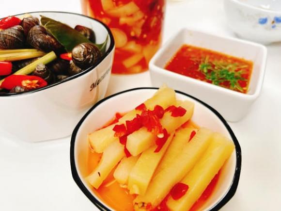 muối măng, măng muối chua, món ngon 