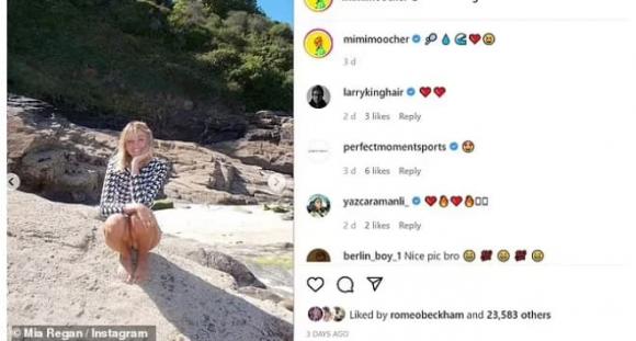Romeo Beckham, Mia Regan, sao Hollywood