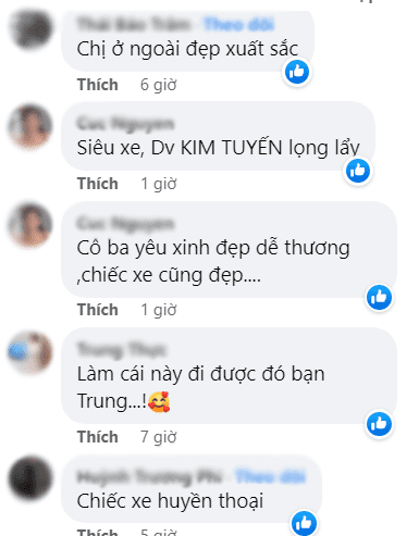 nữ diễn viên kim tuyến, siêu xe, sao việt 