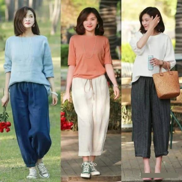 thời trang, mặc đồ vải cotton linen, thời trang vải cotton linen, vải cotton linen vào mùa hè