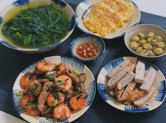 mâm cơm, cơm nhà, tối nay ăn gì, món ngon 