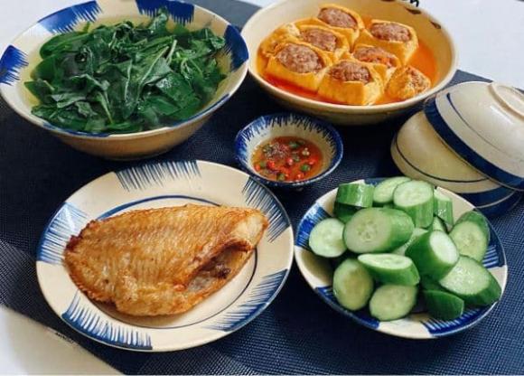 mâm cơm, cơm nhà, tối nay ăn gì, món ngon 