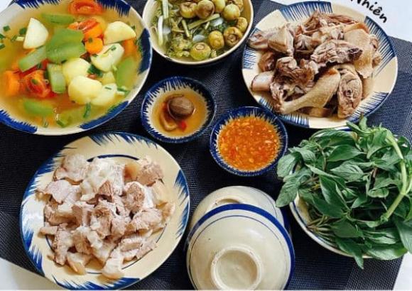 mâm cơm, cơm nhà, tối nay ăn gì, món ngon 