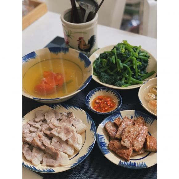 mâm cơm, cơm nhà, tối nay ăn gì, món ngon 