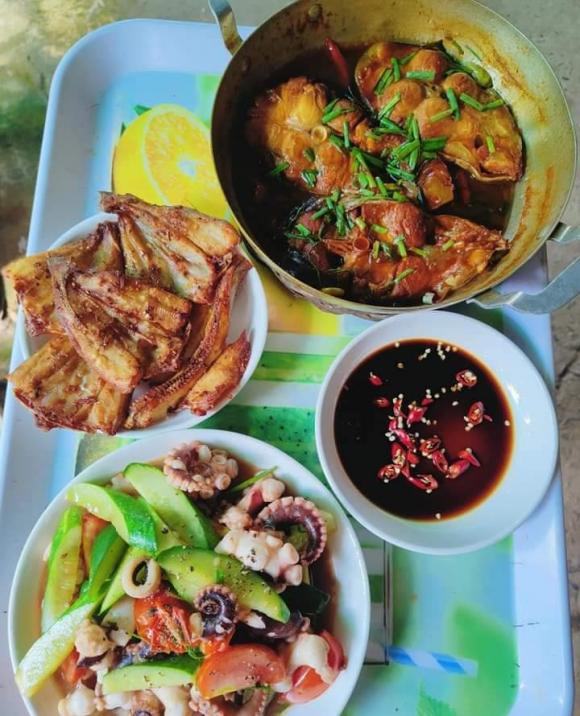 mâm cơm, mâm cơm có cá, mâm cơm nhà 